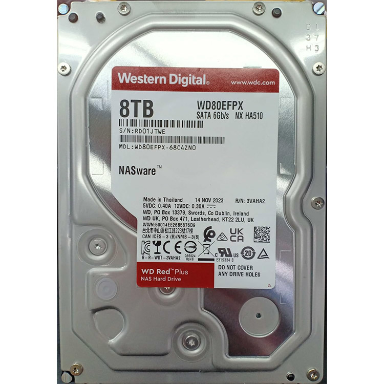 خرید هارد کامپیوتر WD Red Plus - هشت ترابایت - WD80EFPX